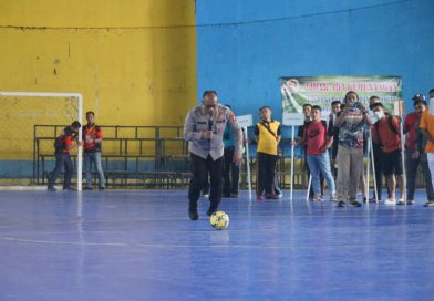 Menyabut HUT Bhayangkara, Polres Metro Bekasi Gelar Turnamen Futsal